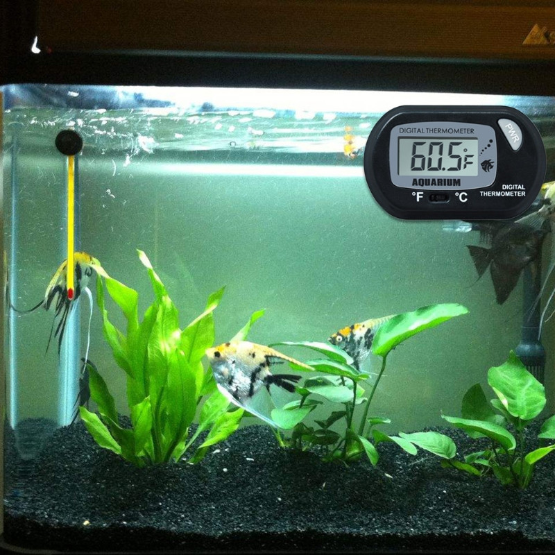 Ψηφιακός θερμογράφος ενυδρείου Fish Tank Thermogram Reptile Thermogram Terrarium Test Temperature Water με οθόνη LCD