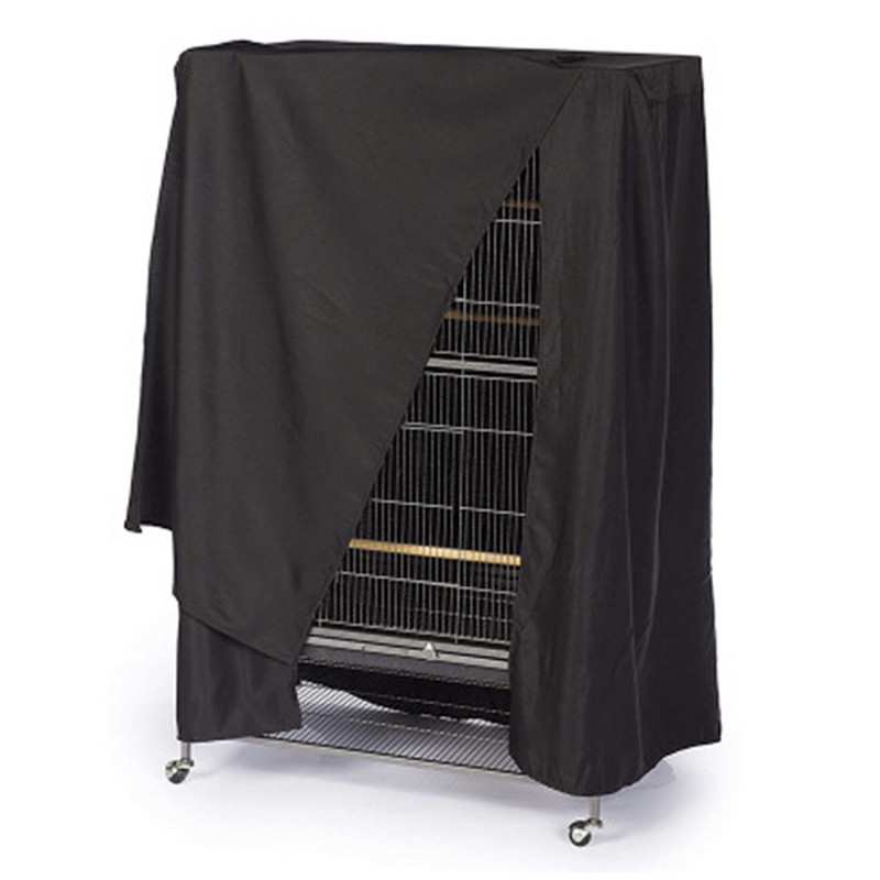 Velika navlaka za kavez za ptice, izdržljiva, lagana, čvrsta, kavez za zečeve, papige kanarinci, pomoć pri spavanju za vanjsku vodootpornu crnu navlaku