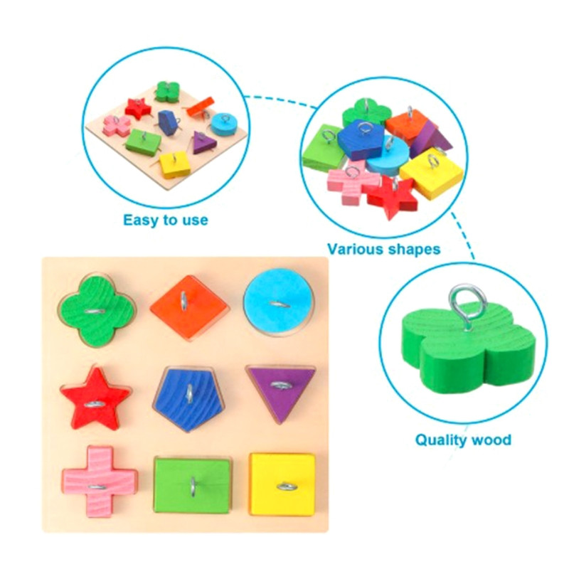 5 tk lindpapagoi treeningmänguasjade komplekt sisaldab puidust klotsist puslemänguasi korvpalli virnastamisrõngad rula mutrid ja poldid mänguasi