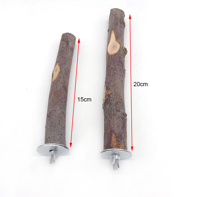 Természetes fa kisállat papagáj nyers fa villa faág állvány mókus madár hörcsög ág ülőrudak rágóharapás játékok bot