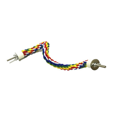 2021 Pet New Bird Toys Κρεμαστά πολύχρωμα παιχνίδια με σχοινί Τύπος για σχοινί Bungee Παιχνίδι πουλί Calopsita Parrot Accessories Birds
