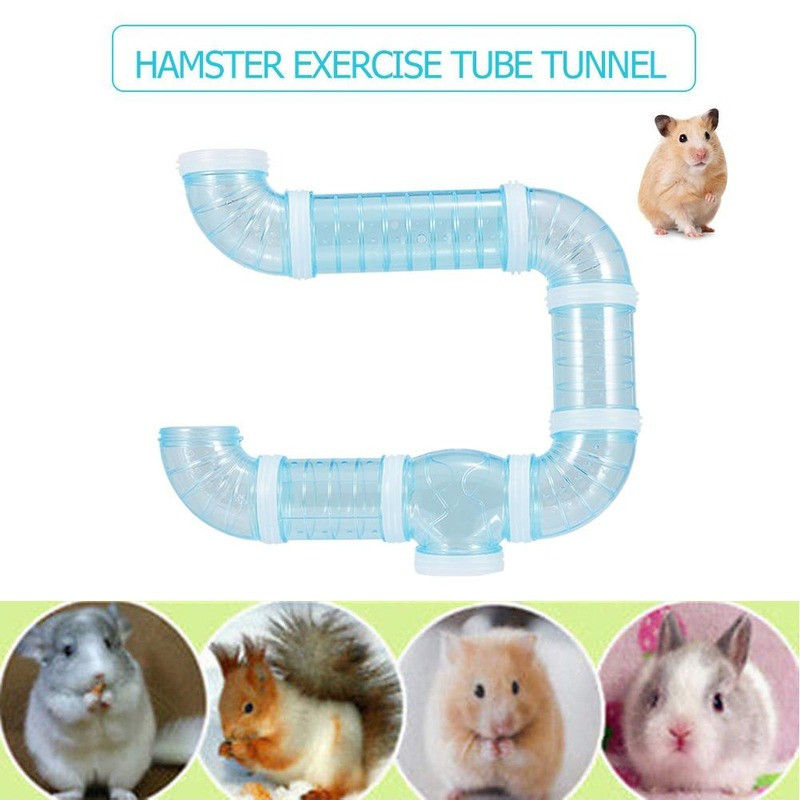 8 kom/set DIY Hamster Tunnel Toy Pet Sports Training Pipeline Transparent Runway Toy Pet Hamster Game Alat WF1013