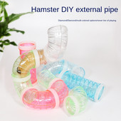 Joc de antrenament de linie de tub din plastic tip U-Tube Jucării de tunel conectate extern pentru accesorii pentru cuști pentru animale mici hamster WJ10