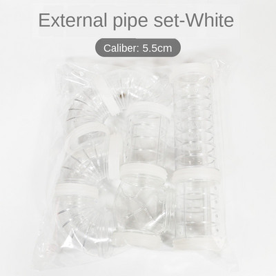 Joc de antrenament de linie de tub din plastic tip U-Tube Jucării de tunel conectate extern pentru accesorii pentru cuști pentru animale mici hamster WJ10