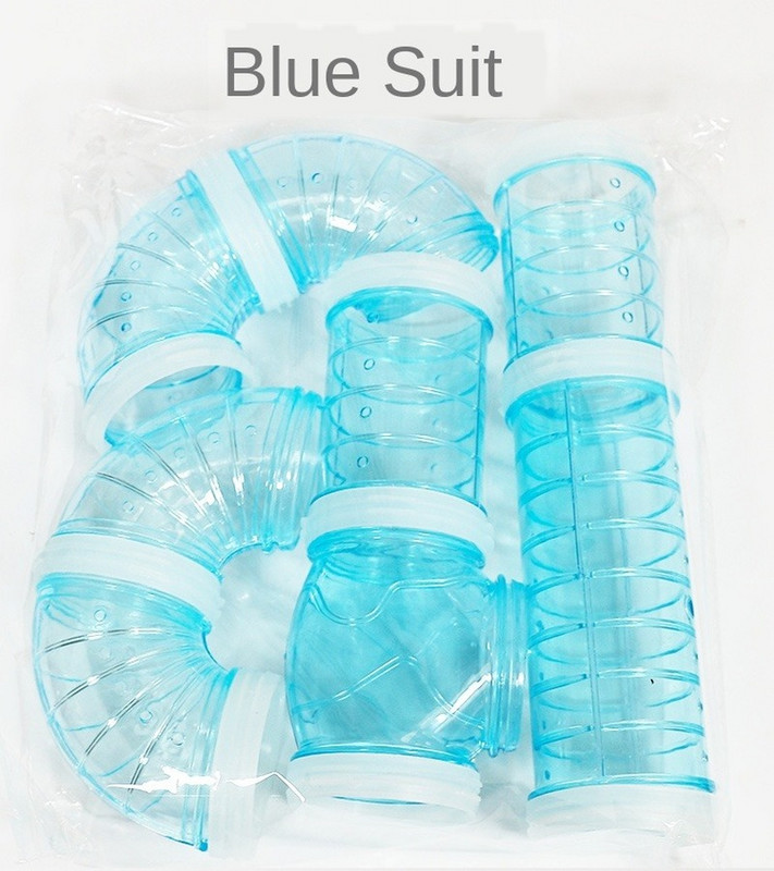 Joc de antrenament de linie de tub din plastic tip U-Tube Jucării de tunel conectate extern pentru accesorii pentru cuști pentru animale mici hamster WJ10