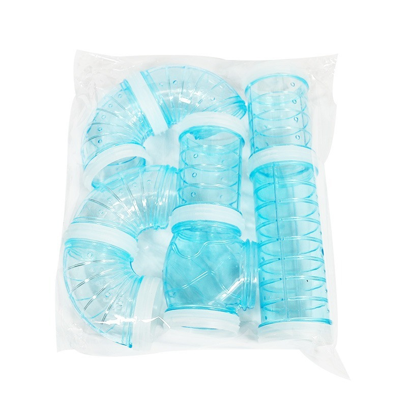 Joc de antrenament de linie de tub din plastic tip U-Tube Jucării de tunel conectate extern pentru accesorii pentru cuști pentru animale mici hamster WJ10