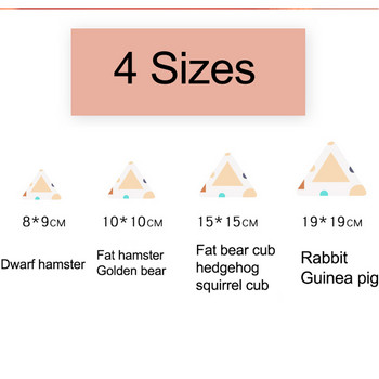 Μίνι μαλακή φωλιά ζώων αιώρα κουνάβι Κουνέλι ινδικό χοιρίδιο αρουραίος χάμστερ ποντίκια κρεβάτι Παιχνίδι θερμότερο μαξιλάρι σπήλαιο για κατοικίδια προμήθειες