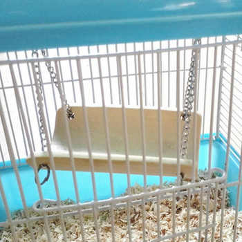 Κρεμαστή κούνια Μικρή αιώρα παιχνιδιού Nest Cage Pet Bird Rat Χάμστερ παιχνίδι μπαμπού