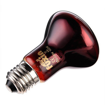 1Pc E27 LED червена нощна лампа за влечуги UVA инфрачервена крушка за топлинна лампа за влечуги змии гущери 220-240V 60W 75W 100W за земноводни