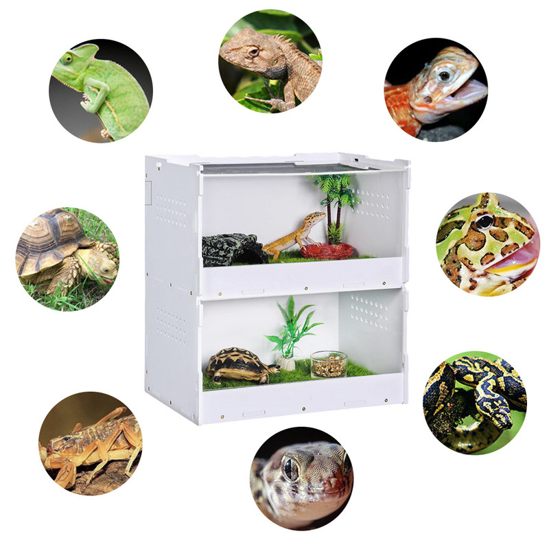 Κουτί αναπαραγωγής ερπετών Ακρυλικό διαφανές κερασφόρο Βάτραχος Αράχνη Σκορπιός Γκέκο Θερμοκοιτίδα Χελώνα Ερημίτης Καβούρι που σέρνεται Τυπικό κατοικίδιο