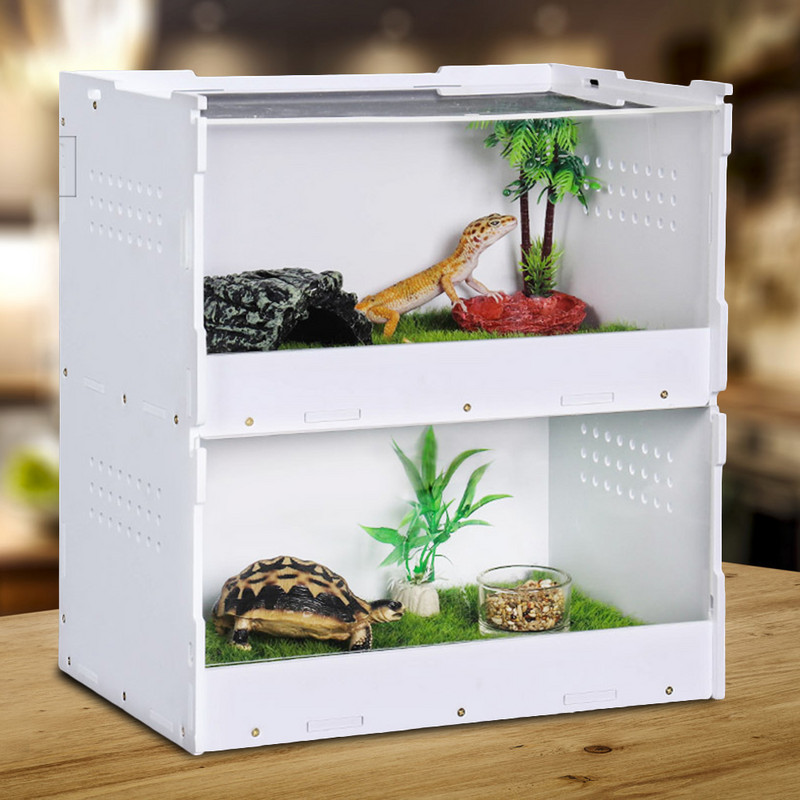Κουτί αναπαραγωγής ερπετών Ακρυλικό διαφανές κερασφόρο Βάτραχος Αράχνη Σκορπιός Γκέκο Θερμοκοιτίδα Χελώνα Ερημίτης Καβούρι που σέρνεται Τυπικό κατοικίδιο