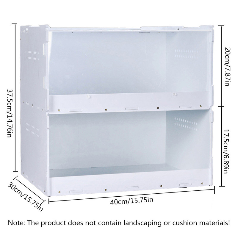 Κουτί αναπαραγωγής ερπετών Ακρυλικό διαφανές κερασφόρο Βάτραχος Αράχνη Σκορπιός Γκέκο Θερμοκοιτίδα Χελώνα Ερημίτης Καβούρι που σέρνεται Τυπικό κατοικίδιο