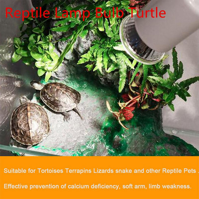 UVB 3.0 Reptile Lamp Bulb Turtle Basking Bulbs UV Light Lamp Heating Amphibians Lizards Ελεγκτής θερμοκρασίας