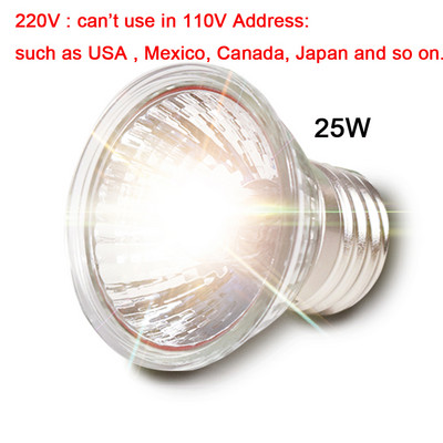 UVA+UVB 3.0 roplių lempų rinkinys su prisegamų keraminių lempučių laikikliu Vėžlys Basking UV šildymo lempų rinkinys Vėžlių driežų apšvietimas