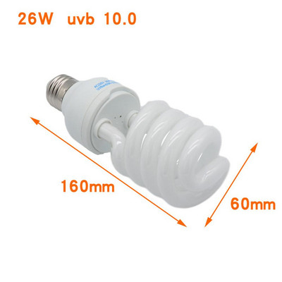 2022 Novovruće 5.0 10.0 UVB 13W žarulja za gmazove UV svjetleća svjetiljka za vivarij Terarij Kornjača ES-E27 Štedne žarulje