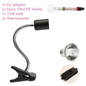 25W UVA&uvb ρύθμιση θερμοκρασίας λαμπτήρες χελώνα ερπετό Heat back φως κατοικίδιο χελώνα ασβέστιο σολάριουμ ενυδρείο φωτισμός οικοτόπου