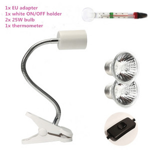25W UVA&uvb ρύθμιση θερμοκρασίας λαμπτήρες χελώνα ερπετό Heat back φως κατοικίδιο χελώνα ασβέστιο σολάριουμ ενυδρείο φωτισμός οικοτόπου