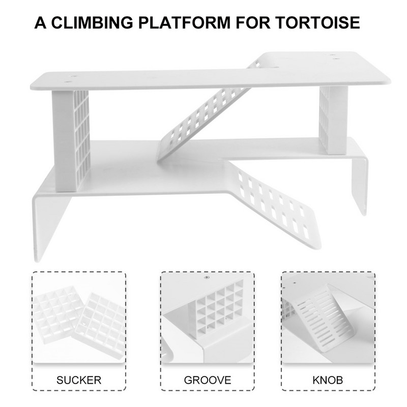 Kilpkonna platvorm Pesutav kilpkonnapaak ujuv akvaarium Terrass ronimisala Roomajate puhkekaldtee redel dokk vesikonna terrapin