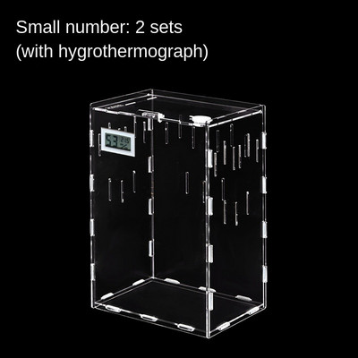 Cutie acrilică transparentă pentru decorarea reptilelor pentru animale de companie Cutie acrilică pentru hrănire pentru reptile pentru cățărare furnici cutie pentru hrănire pentru animale de companie Decorare fermă