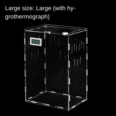 Cutie acrilică transparentă pentru decorarea reptilelor pentru animale de companie Cutie acrilică pentru hrănire pentru reptile pentru cățărare furnici cutie pentru hrănire pentru animale de companie Decorare fermă