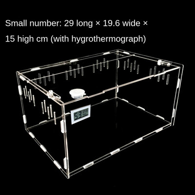 Cutie acrilică transparentă pentru decorarea reptilelor pentru animale de companie Cutie acrilică pentru hrănire pentru reptile pentru cățărare furnici cutie pentru hrănire pentru animale de companie Decorare fermă