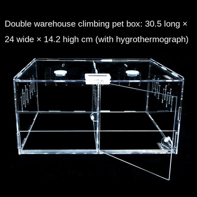 Cutie acrilică transparentă pentru decorarea reptilelor pentru animale de companie Cutie acrilică pentru hrănire pentru reptile pentru cățărare furnici cutie pentru hrănire pentru animale de companie Decorare fermă