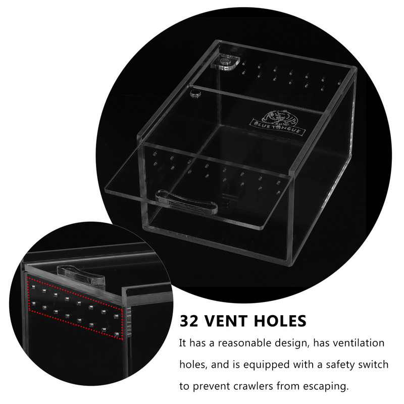 Kasvatamiskast Lemmiklooma puur Roomajate tanksöötmine ussivastane geko põgenemine terraariumist Roomajateta ämblikud akrüülakvaarium Betta kilpkonn 