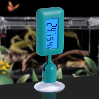 Мини влагомер, термометър, цифров LCD монитор, вътрешен външен влагомер за терариум за парникови влечуги
