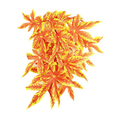 1/3/4 τεμ. Ερπετοειδών Φυτά 30 εκ. Ψεύτικα φύλλα Διακόσμηση βιότοπων Terrarium Rattan for Geckos Lizards Reptile Habitat Decor