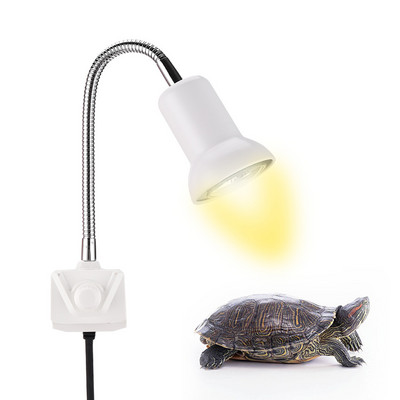220V E27 UVA UVB kisállat hüllő lámpa Clip-on izzólámpa tartó Teknős sütkérező UV fűtőlámpa készlet Teknősök Fény Gyíkok Világítás