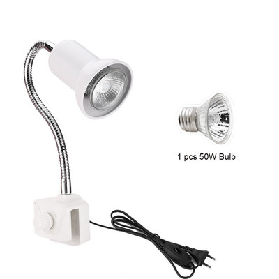 220V E27 UVA UVB για ερπετά κατοικίδιων κατοικίδιων λαμπτήρων με κλιπ λάμπα λαμπτήρα Turtle Basking Κιτ λαμπτήρων θέρμανσης UV Χελώνες Light Lizards Lighting