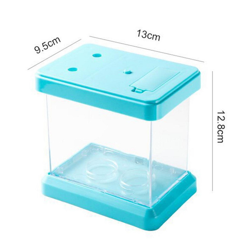 Mini värviline värvimuutev eemaldatav lauaarvuti haljastuskast kalakilpkonnadele roomajatele