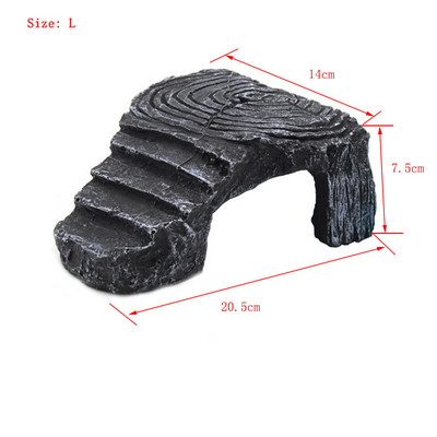 Turtle Platform Akvariumo priedai roplių salai varliagyviai ropliai vandens vėžlių rampa Basking Terrace vėžlių rezervuaras