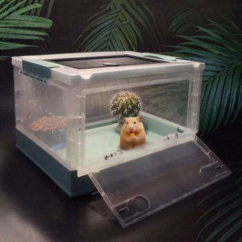 κουτί εκτροφής χελώνας κουτί ερπετών σκαντζόχοιρος βίλα κουτί χάμστερ κλουβί εκτροφής πτυσσόμενο κουτί ανατροφής αξεσουάρ ενυδρείου