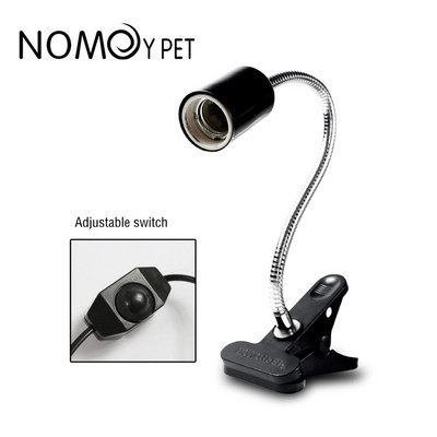 Lampă de încălzire pentru reptile, reglabilă UVA/UVB, suport cu clips pentru acvariu, lampă pentru reptile, șopârlă țestoasă, șarpe, terariu