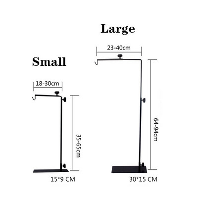 Βάση φωτιστικού βάσης ρυθμιζόμενου φωτιστικού δαπέδου για ερπετά Στήριγμα λαμπτήρα προσγείωσης Μεταλλικό στήριγμα για φωτιστικό θέρμανσης Reptile Terrarium