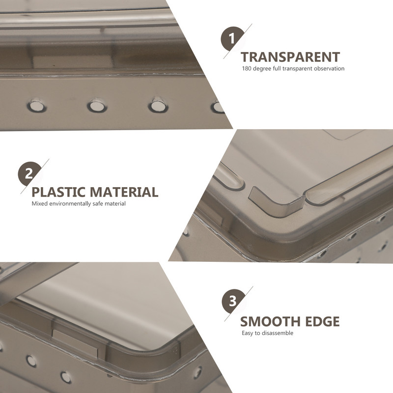 Kast roomajate kasvatamine terraarium lemmiklooma puur sisaliku söötja paak söötmine kilpkonnale loomakast maod ämblik konteiner majaakrüül putukas