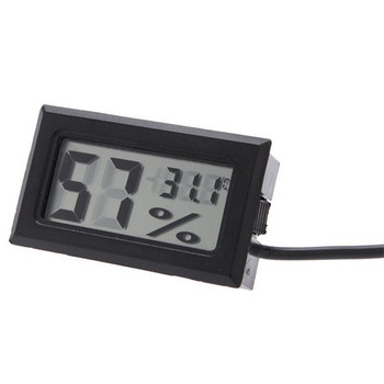 Ψηφιακό Θερμόμετρο Υγρόμετρο Μίνι LCD Υγρασόμετρο Ψυγείο Ψυγείο Θερμόμετρο για -50~70 Ψύκτες Ψύκτες Ενυδρείου