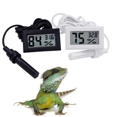 Digitális hőmérő Higrométer Mini LCD páratartalom mérő fagyasztó hűtő hőmérő -50-70 hűtőhöz Akváriumi hűtők