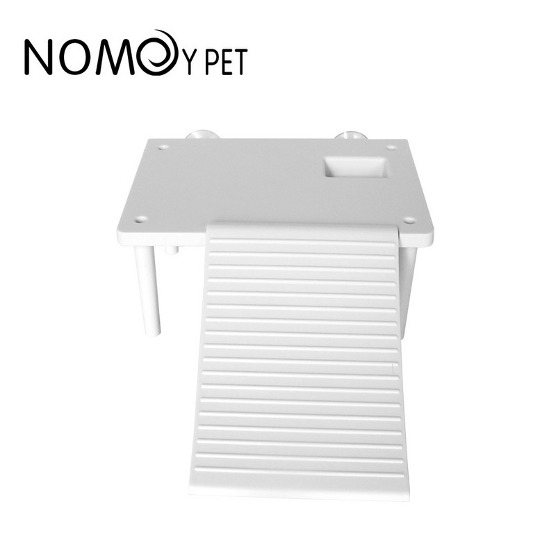 Πλατφόρμα Basking Χελώνας Fish Tank Aquarium Ladder Island Ράμπα ερπετών Βεράντα ανάπαυσης χελώνας με βεντούζες 2 τμχ