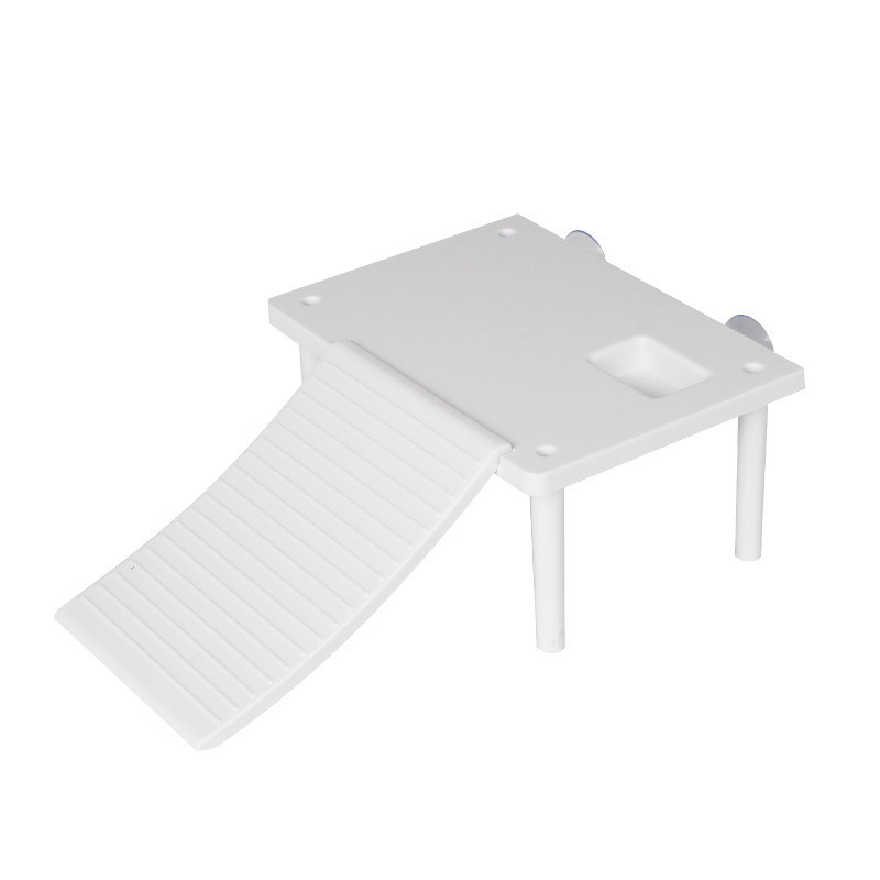 Πλατφόρμα Basking Χελώνας Fish Tank Aquarium Ladder Island Ράμπα ερπετών Βεράντα ανάπαυσης χελώνας με βεντούζες 2 τμχ