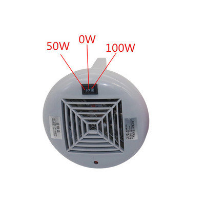 1 buc 220V încălzire pentru animale de companie E27 3 reglaj fișier 50W-0-100W, 100W-0-200W pentru lampă pentru animale de companie reptile