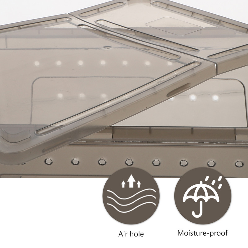 Box Reptile Breeding Terrarium Tank Pet Feeding Cage Lizard Feederturtle Animal Snake House Spider Case Containerinect Grimp