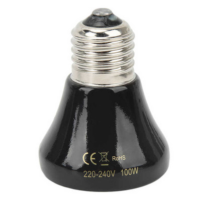 Roomajate keraamiline soojuslambi pirn Mini infrapunasoojuskeraamiline kahepaiksete küttelamp sisalikele roomajate keraamiline soojuskiirgur