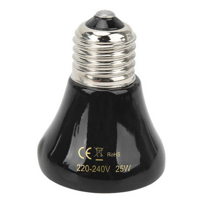 Roomajate keraamiline soojuslambi pirn Mini infrapunasoojuskeraamiline kahepaiksete küttelamp sisalikele roomajate keraamiline soojuskiirgur