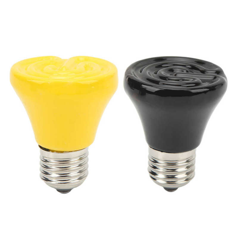 Roomajate keraamiline soojuslambi pirn Mini infrapunasoojuskeraamiline kahepaiksete küttelamp sisalikele roomajate keraamiline soojuskiirgur