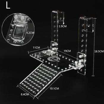 Χελώνα Basking Πλωτή πλατφόρμα με αποβάθρα αναρρίχησης σκάλας Crawling Rest Island Aquarium Terrarium Decor for Reptile Acrylic