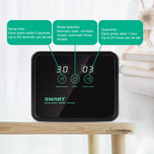 Plastic 1 set Umidificator funcțional pentru plante cu sincronizare inteligentă R-clemă Sistem de control al reptilelor Corp compact pentru casă