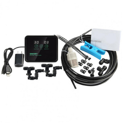 Plastic 1 set Umidificator funcțional pentru plante cu sincronizare inteligentă R-clemă Sistem de control al reptilelor Corp compact pentru casă