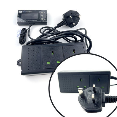 Dienos / nakties LCD skaitmeninis roplių termostatas su laikmačio reguliatoriumi, gyvūnų varliagyvių temperatūros valdikliu terariumui